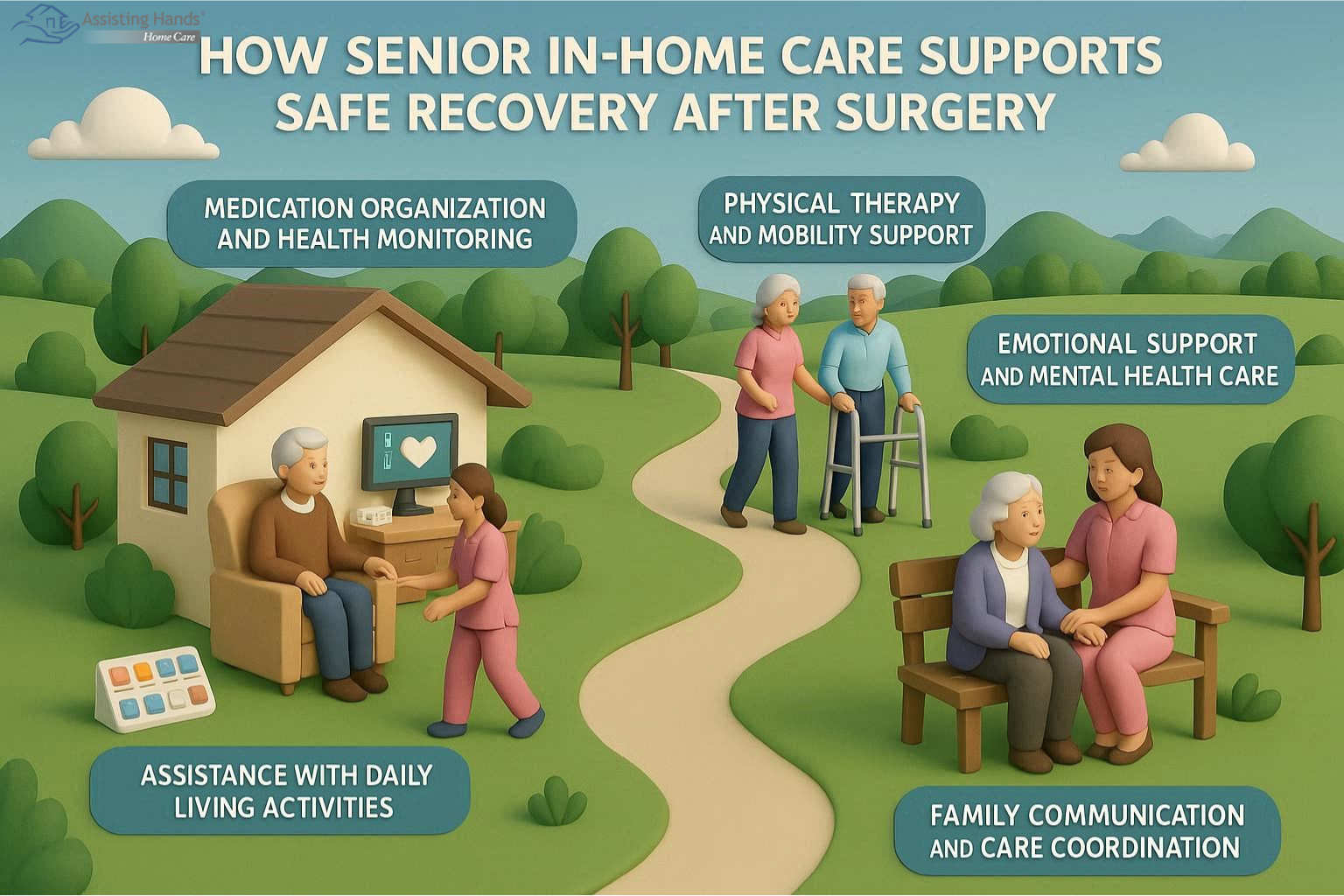 How Senior In-Home Care Supports Safe Recovery after Surgery
